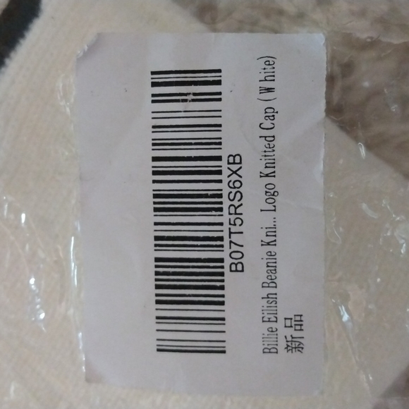 Billie English Beanie Logo Knitted Cap. - Picture 3 of 4